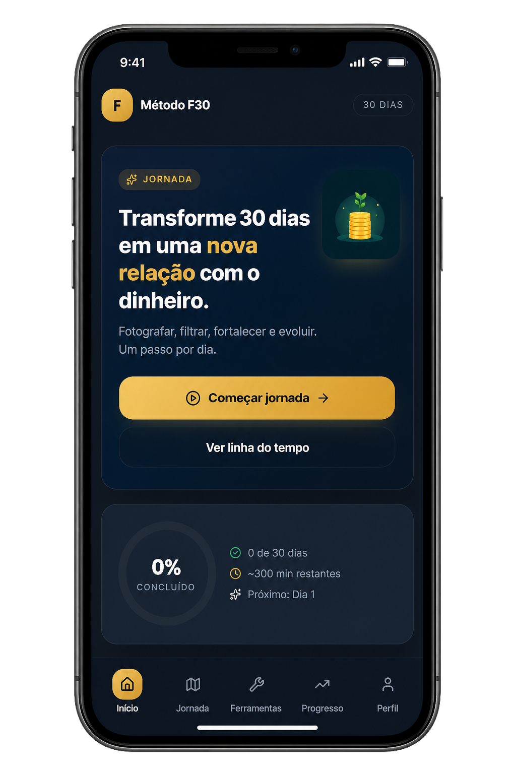Aplicativo Método F30 no celular